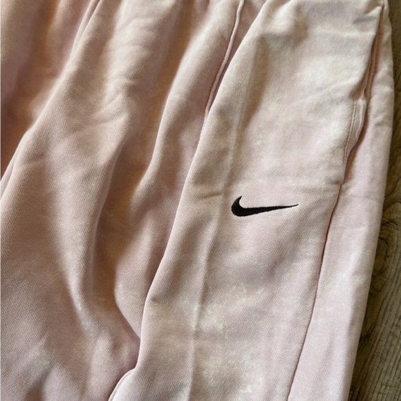 Nike Sportswear Women’s Essential Washed Fleece Joggers- Rust Pink- Size Medium - Picture 5 of 7